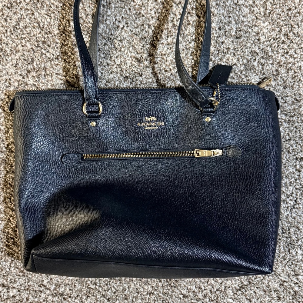 Black Coach City Tote
